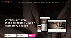 Desktop Screenshot of clickeshop.cz