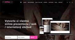 Desktop Screenshot of clickeshop.sk